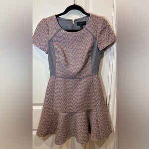 J.Crew Sheath Dress in Textured Metallic Tweed Size 0